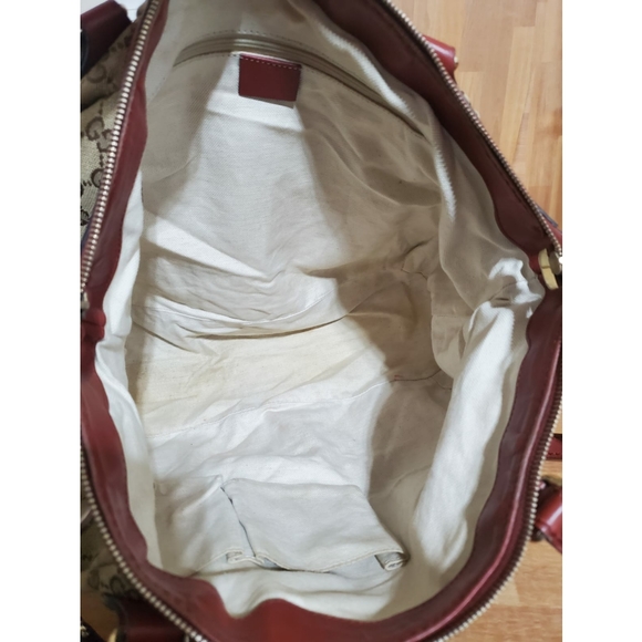 GUCCI GG Canvas Sukey Top Handle Bag - Picture 12 of 12